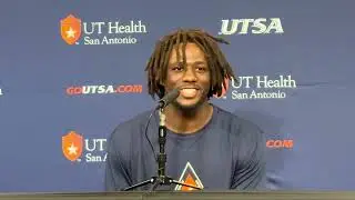 UTSA LB Shad Banks Postgame Interview 48-20 win over UIW 9.13.25