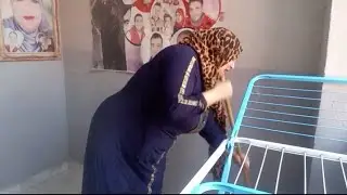 تنظيف وغسيل كان في البلكونه يلا بقى قومي شجعي 🔥🔥✌️
