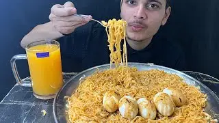 ASMR ; EATING SPICY SAMYUNG  NOODLES | SAMYUNG NOODLES MUKBANG | ASMR EATING SAMYUNG |