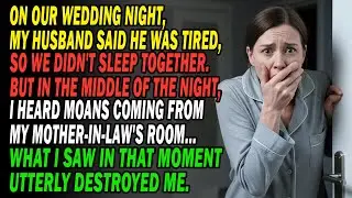 On Our Wedding Night, My Husband Disappeared, And At Midnight, Strange Sounds Began.....