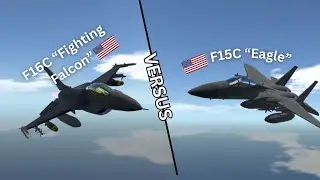 F16C vs F15C | DOGFIGHT | Simpleplanes