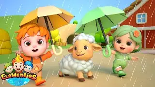 Lluvia Lluvia Vete Ya (Versi&oacute;n con Animales) 💦🌧️⚡️ | Elementies en Espa&ntilde;ol Canciones Infantiles