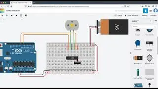 Tinkercad - Controlador L293D