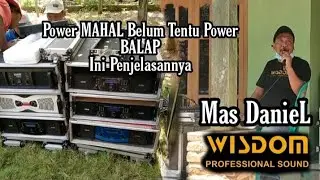 Tes SPL Power Amplifier WISDOM AUDIO Yang Harganya Mulai Dari 6,5jtan Ternyata Power MAHAL BLM TENTU