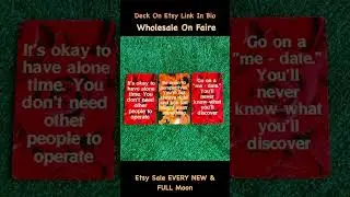 #Etsy #Faire #OracleDecks #Advice #Messages #Wisdom #Tarot #TarotReader #oraclereaders #retailer