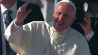 Pope hit by object on Chile trip
