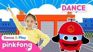 🚒 Hurry Hurry Drive the Fire Truck｜Pinkfong Dance Along｜Kids Dance｜Pinkfong Dance & Play Official