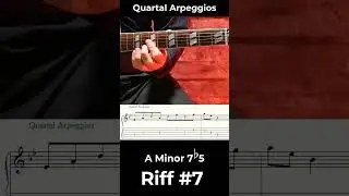 Jazz Guitar Looper Pedal - Am7b5 Riff 7 #guitar #jazzguitar #guitarpedals #looperpedal