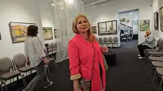 Встреча с Мией. Музей живописи. Выставка современных художников.