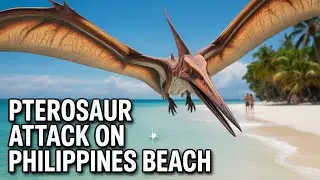 PTEROSAUR ATTACK! Panic on Philippines Beach
