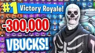 HACKING SKULL TROOPER ACCOUNT WORTH 300,000 VBUCKS ON FORTNITE!!
