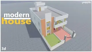 modern house 3d model /#12
