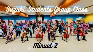 Suzuki Students Group Class Performing Minute 2 from Book 1 | NJSD |Wisconsin | USA