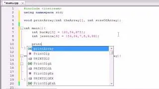 C++ Programming Tutorials   35   Passing Arrays to Functions