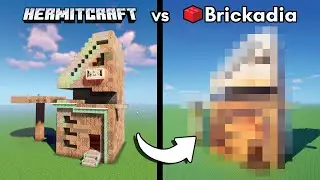 Rebuilding My Minecraft Base&hellip; in Brickadia?! #ad 🔨