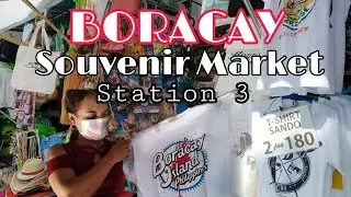 Souvenir Market in Boracay Beachfront | Station 3 #boracay #boracayisland