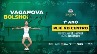 Vaganova Bolshoi Brasil: Pli&eacute; no centro / Pli&eacute; in the centre
