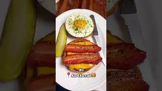 PART 2. My Top 10 NYC Food Spots as a Tourist🗽🍕🥯🍔#nycfood #newyorkfood #lafayette #katzdeli #nyeats
