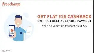FreeCharge - NEW25 New User Offer