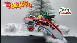 Рождественский кастом, Hotwheels 49 Mercury Rat Fink. Мультяшный стиль. Рождественский кастом Rat...