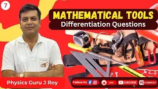 Differentiation Questions | Day 7 | Mathematical Tools #diffrentiation #mathtools @jroyconcepts