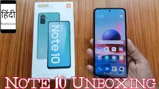 Redmi Note 10 6GB/128GB, Shadow Black Unboxing