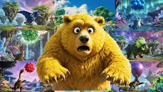 ABC Colors Song 🎨 | Prehistoric Animals Sounds 🦖❄️ | Ice Age Magic Adventure | Jumpy Jungle TV