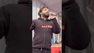 Singer Ahil Raja during Pahalgam Winter Festival