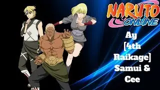 Naruto Online | Ay (4th Raikage), Samui and Cee Arena Gameplay