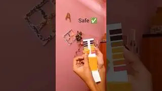 pH testing of vitamin e capsule | pH level testing of evion capsule #shorts #youtube