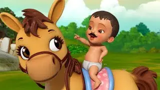 Chal Chal Gurram | Telugu Rhymes for Children | Infobells