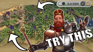 Civ 6 | A MASSIVE German Domination Game + EPIC WONDER START (#1 Germany Deity ++ Civilization VI)