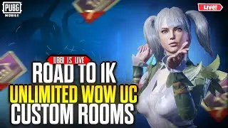 PUBG MOBILE UNLIMITED WOW UC CUSTOM ROOM | UBBI IS LIVE |