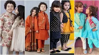 Siblings matching dress design/ Kids matching dress design / Brother and sister matching dress ideas
