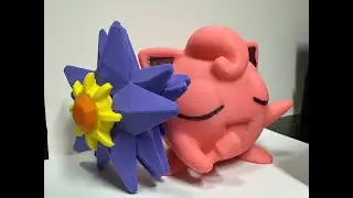 Let's 3D print Starmie fidget spinner and Jigglypuff!