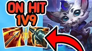 1V9 ON HIT BUILD! BETTER THAN ADC!!! Season 11 Gnar Gameplay & Highlights