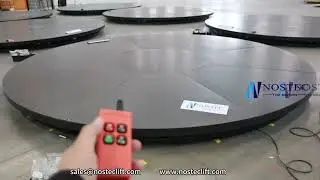 4t Car turntable rotating platform - efficient and durable