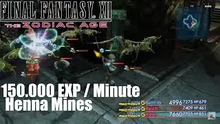 Final Fantasy XII The Zodiac Age - 150.000 EXP / Minute (LVL Exploit Henne Mines PS4)