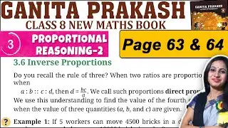 Class 8 Maths Ganita Prakash Part 2 | Chapter 3 Proportional Reasoning 2 | Page 63 & 64 Explanation