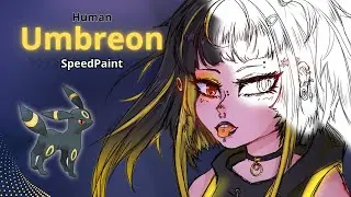 [Speedpaint] Umbreon Techwear Design