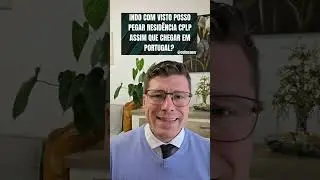 INDO COM VISTO POSSO PEGAR RESID&Ecirc;NCIA CPLP ASSIM QUE CHEGAR EM PORTUGAL?