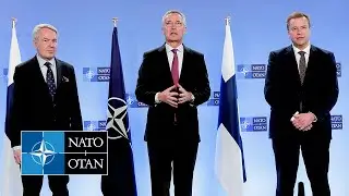 NATO Secretary General with Ministers of Foreign Affairs and Defence of Finland 🇫🇮 , 20 MAR 2023