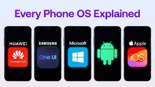 Все основные операционные системы для телефонов: Symbian OS, Windows Phone, iOS, Android, One UI.