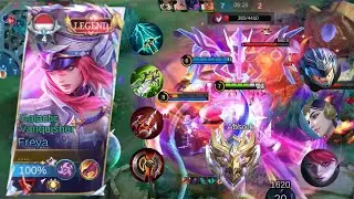 JADI BEGINI RASANYA KETIKA FREYA HYPER DI LOCK COMBO META CIKI !! SOLO RANK 🔥💀 - Mobile Legends