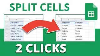 Google Sheets Split Cells Tips and Tricks #XMASuiteTips from partner XMA