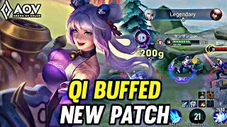 AOV : QI BUFFED NEW PATCH - ARENA OF VALOR LIÊNQUÂNMOBILE ROV
