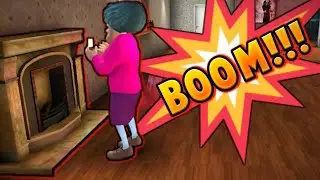 Scary teacher 3d blast fireplace full gameplay
