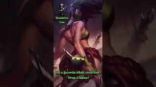 Silent but Deadly &ndash; Akali&rsquo;s Voice Lines #shorts