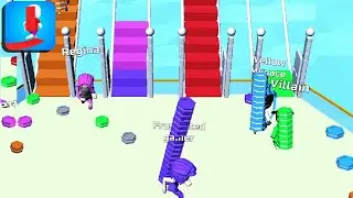 BRIDGE RACE ALL SKINS UNLOCKED GAMEPLAY WALKTHROUGH PART 4 LEVEL #15