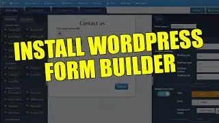 How to install WordPress Form Builder